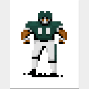 16-Bit Football - Michigan St Posters and Art